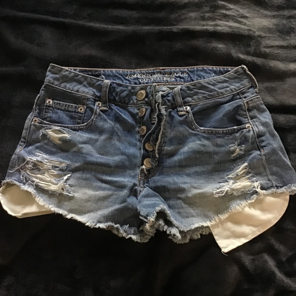 High rise American eagle shorts